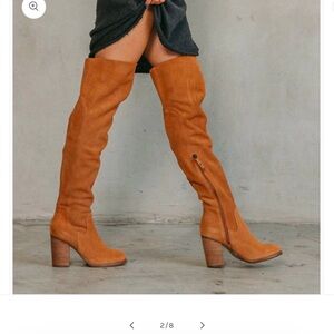 Kelsi Dagger Brooklyn Over the Knee Boots Size 8.5/39 Euro